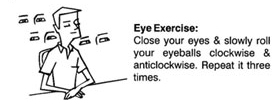 Computer Vision Syndrome Tip - Eye Exercises